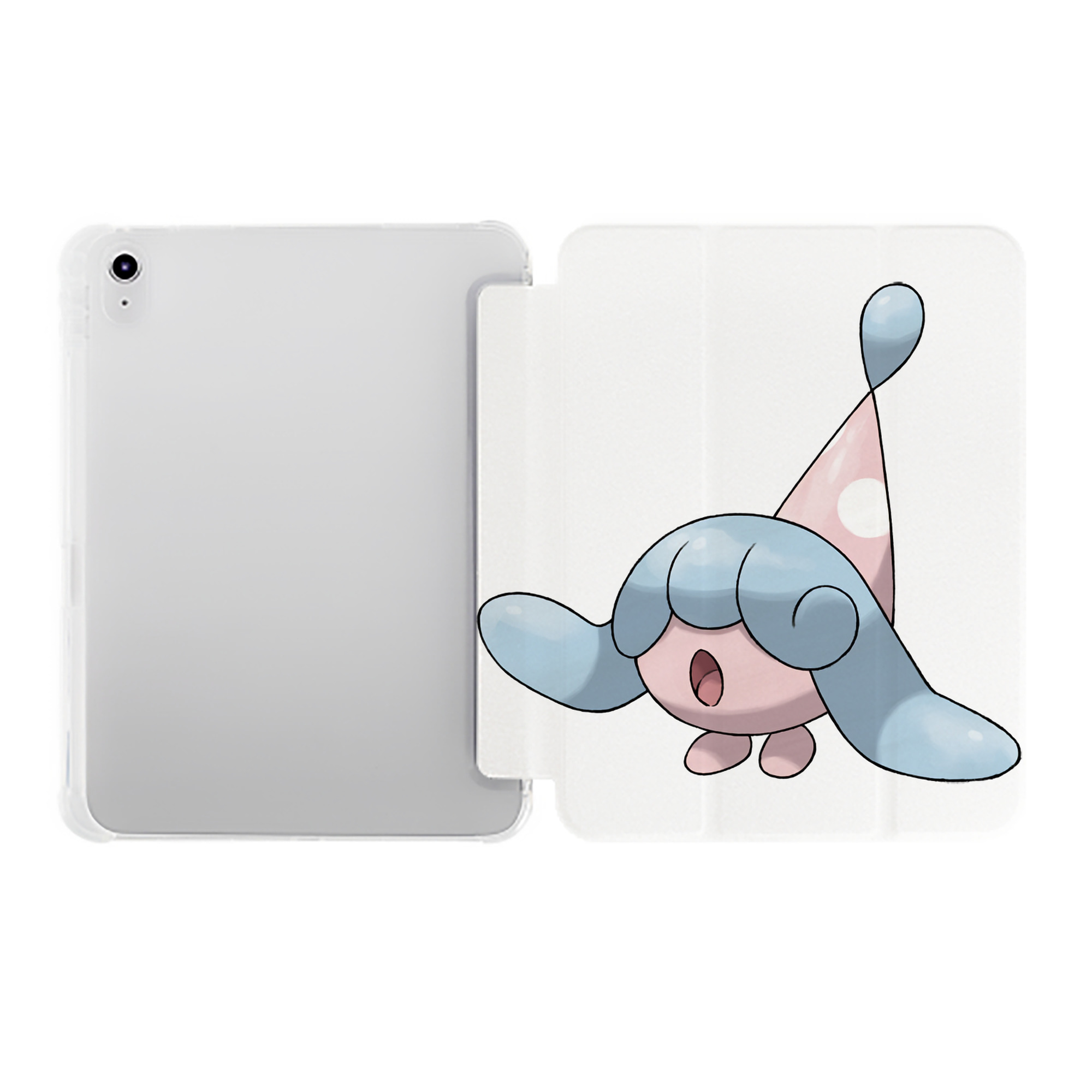 （画像用） ポケットモンスター Pokémon IPad ケース ペン収納付き 三つ折りスタンド PUレザー×シリコン 対応機種9.5/10.5/10.9インチ
